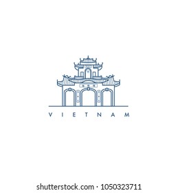 Vietnam. Vector illustration.