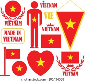 Vietnam. Vector Illustration. Logo