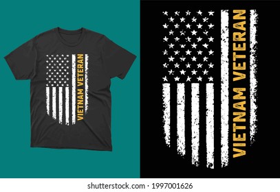 
Vietnam Veteran T-Shirt Vector Design,  American Flag USA Patriotic, T-Shirt, Tank Top, Hoodie, Sweatshirt, Long Sleeve, Hoodie, Apparel Gift