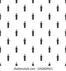 Vietnam woman pattern seamless vector repeat geometric for any web design
