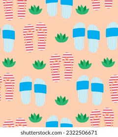 Vietnamese pattern on a peach background.