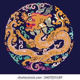 Vietnamese traditional decoration, Vietnamese traditional painting, Asian Style