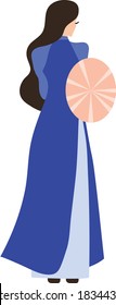 Vietnamese woman with a hat 