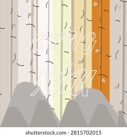Vietnamese wording for CUTE OVERLOAD bold typography cutout with muted gray silhouette shadow depth