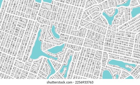 View from above the map buildings. Detailed view of city. Tracking car location.. City top view. Abstract background. Flat style, Vector, illustration isolated.