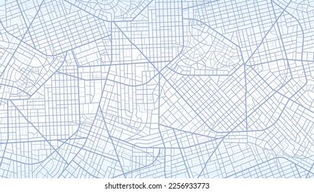 View from above the map buildings. Detailed view of city. Tracking car location.. City top view. Abstract background. Flat style, Vector, illustration isolated.