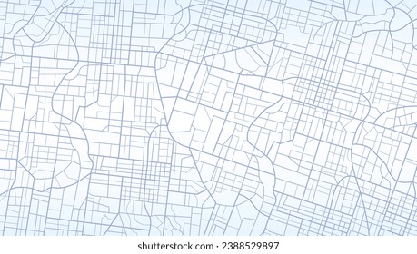 View from above the map buildings. Detailed view of city. Tracking car location.. City top view. Abstract background. Map navigation. . Flat style, Vector, illustration isolated. Cute simple design