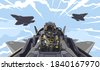 cockpit fighter jet