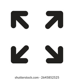 View All Navigation Lineart Icon. Good for GPS and travel app UI.
