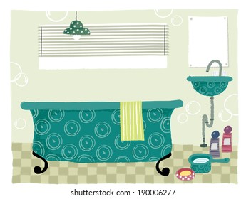 The view of bath room 
