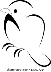 the view of the bird--tomtit