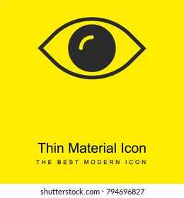 View bright yellow material minimal icon or logo design