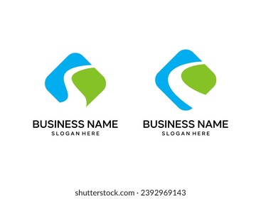 view business name idea vector logo design