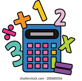 The view of calculator   