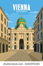 The view city of vienna austria