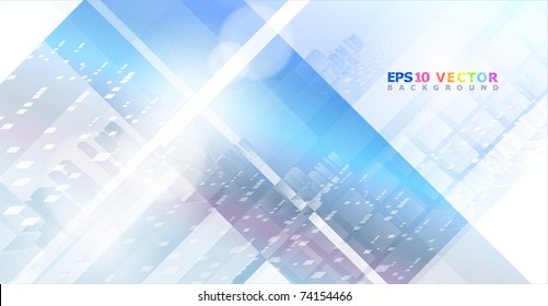 View of the city.Eps10.