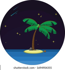vistas a la isla de los cocoteros