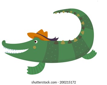 The view of crocodile 