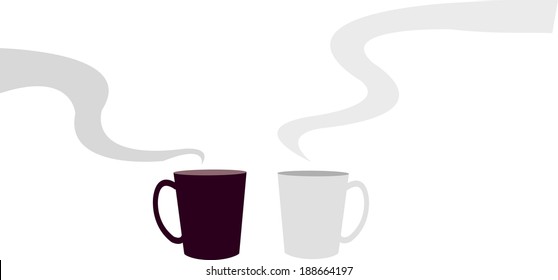 The view of cups 