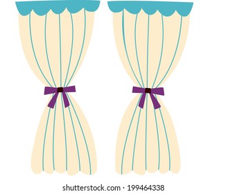 The view of curtain 