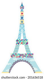 The view of Eiffel Tower 