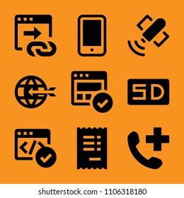 view, element, accounting, logo, finance and bank icon vector set. Flat vector design with filled icons. Designed for web and software interfaces