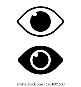 Icono de vista, ilustración vectorial eps.10