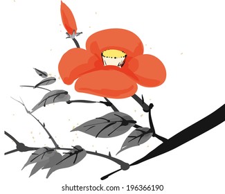 The view of flower 