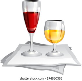 The view of glass 