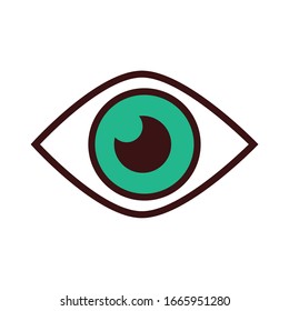 ver diseño de ilustración vectorial de línea de sentido humano y estilo de relleno