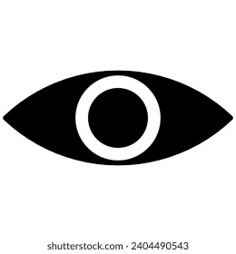 view icon button, eye icon vector