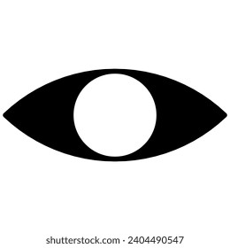view icon button, eye icon vector