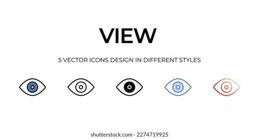 view Icon Design in Five style with Editable Stroke. Line, Solid, Flat Line, Duo Tone Color, and Color Gradient Line. Suitable for Web Page, Mobile App, UI, UX and GUI design.
