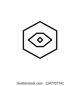 View icon. Eye sign