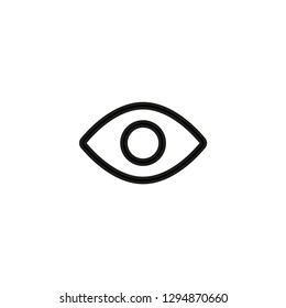 View icon. Eye sign