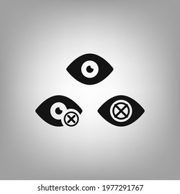 View icon for the interface of applications, games.