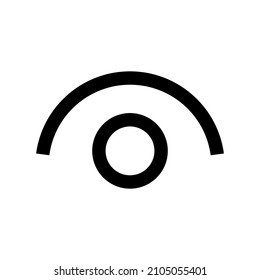 View icon isolated on white background