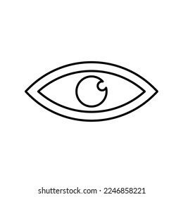 View Icon in Line Style