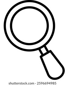 View Icon Line Vector Illustration