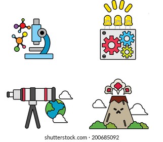The view of icon set 