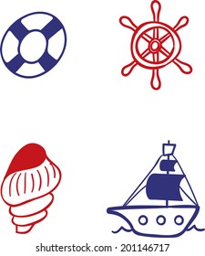 The view of icon set 