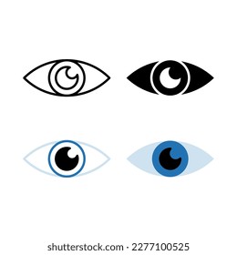 View icon. sign for mobile concept and web design. vector illustration
