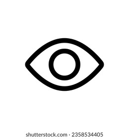 View icon in trendy flat style isolated on white background. View silhouette symbol for your website design, logo, app, UI. Vector illustration, EPS10.