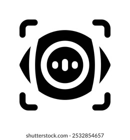 Icono de glifo de Vector para su Sitio web, móvil, presentación y diseño de logotipo.