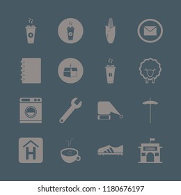 view icon. view vector icons set open box, football shoe, envelope and notebook