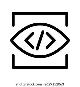 View Icon Vector Symbol Design Illustration