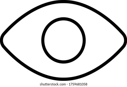 view icon vector for web and apps