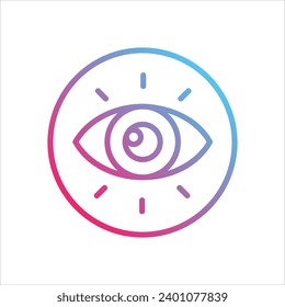  View icon with white background vector