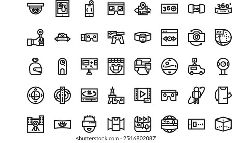 View icons High-Quality Vector Icons Collection with Editable Stroke. Ideal for Professional and Creative Projects.