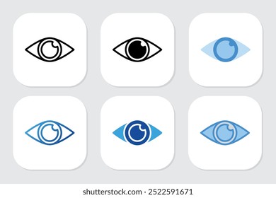 view icons with various design styles